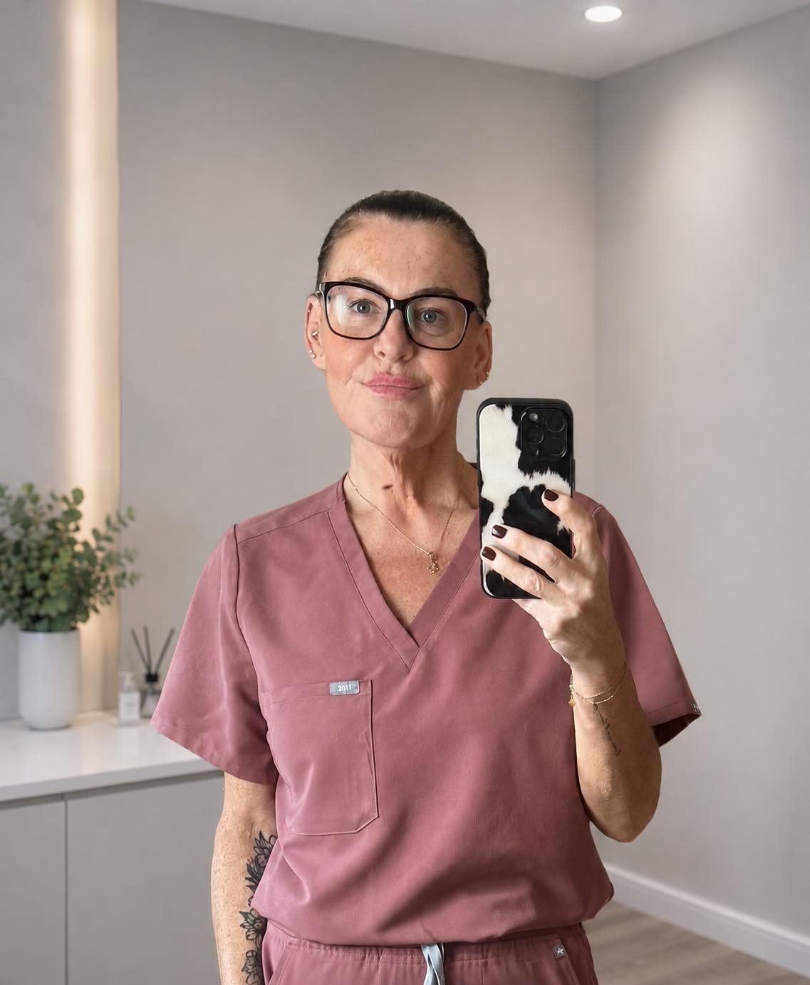 Paula, of The Pod Piercing & Skincare Clinic, in the treatment room